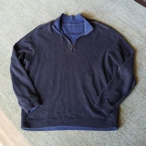 Men's Tommy Bahama long sleeve quarter zip sweater